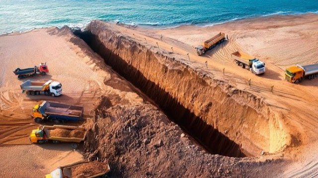 Китай Выкапывает Огромную Траншею на Дне Красного Моря, Чтобы Добраться до Африки