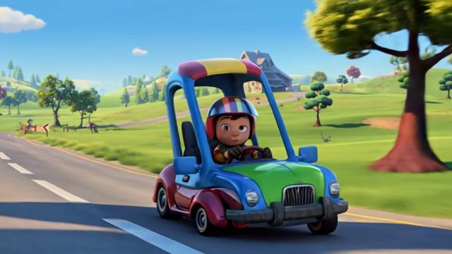 Весенние машинки мультфильм