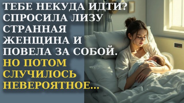 Тебе некуда идти Спросила Лизу странная женщина и повела за собой. Но потом случилось невероятное