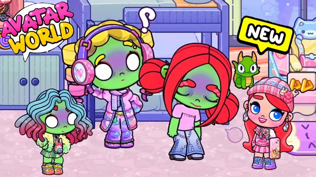 У ЗОМБИ ОТОБРАЛИ ОДЕЖДУ И ПРОГНАЛИ ИХ 🤣 / ❤️AVATAR WORLD СЕМЕЙНЫЕ ИСТОРИИ❤️