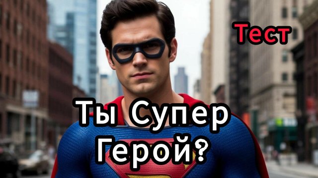 Тест для мужчин. Ты Супер или нет