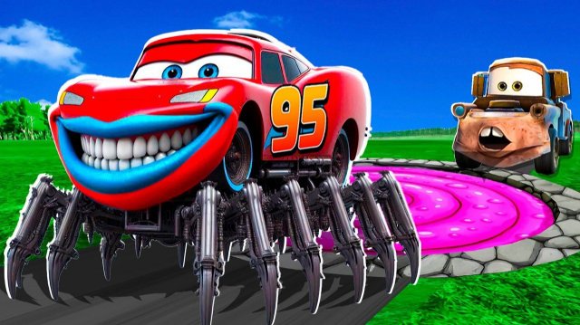 Машинки летают и прыгают! Развивающие мультики Машины помощники. Мультфильмы про машинки