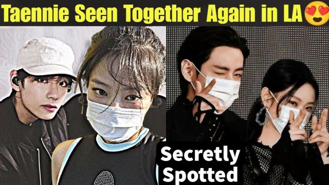Тэнни снова замечены вместе в Лос-Анджелесе😍Подтверждено, что Тэхён в отношениях с Дженни💜