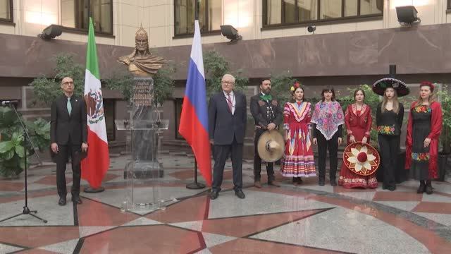 С.Рябков на открытии выставки к 135-летию установления дипотношений между Россией и Мексикой