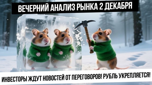 Вечерний анализ рынка 2 декабря. Геополитическая тряска в индексе начинается! Путин, Уиткофф, Трамп!