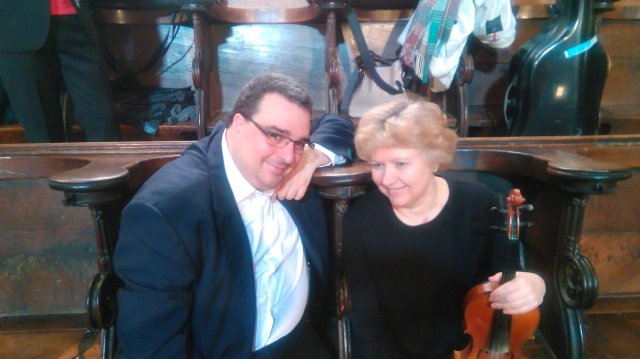 Аве Мария Каччини.  G.Caccini.  Ave Maria. Наталия Шкиль и Хосе Мария Бердехо Марин.