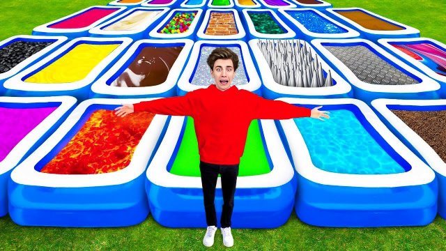 50 СЕКРЕТНЫХ БАССЕЙНОВ ! Только ОДИН тебя СПАСЕТ ! А4