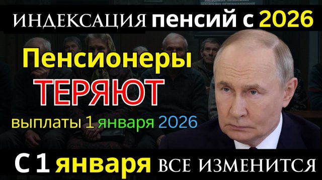 Индексация Пенсий в 2026 году как будет проходить?