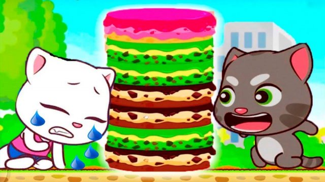 Мой Говорящий Том ｜ Вкусная башня ｜ Какая Говорящая