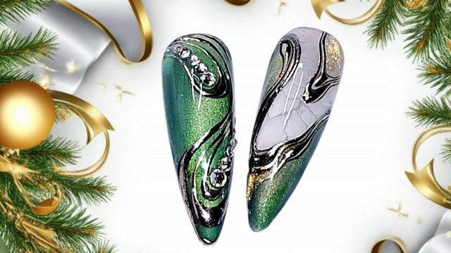 Зимний дизайн  к Новому Году. МК