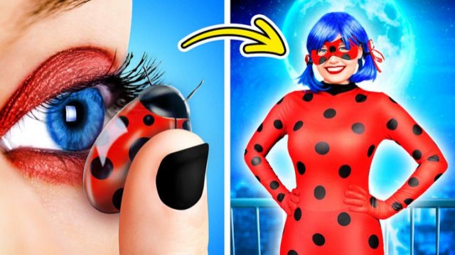 🐞 ВАУ! Я стала Леди Баг! 💖 Преображение из русалки