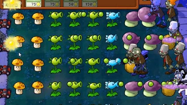 Plants vs. Zombies Demo [Adobe Flash / Web Version] Survival Gameplay