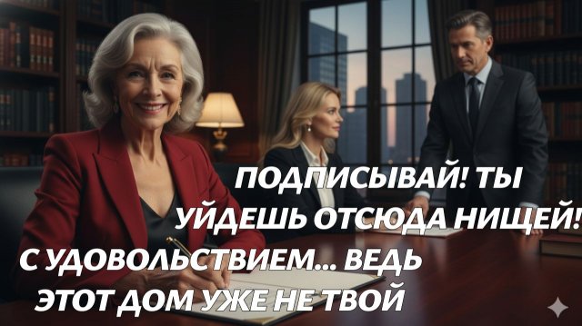 ОН ИЗМЕНИЛ МНЕ С ЖЕНОЙ НАШЕГО СЫНА. ОНИ ДУМАЛИ, ЧТО ОСТАВЯТ МЕНЯ НИЩЕЙ.