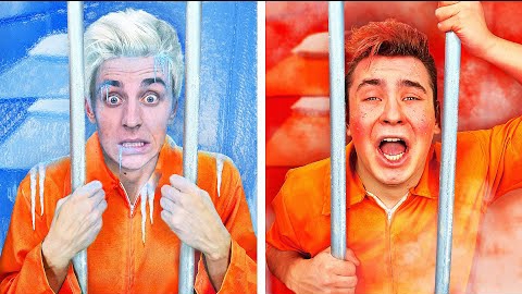 ХОЛОДНАЯ vs ГОРЯЧАЯ Тюрьма Челлендж ! А4