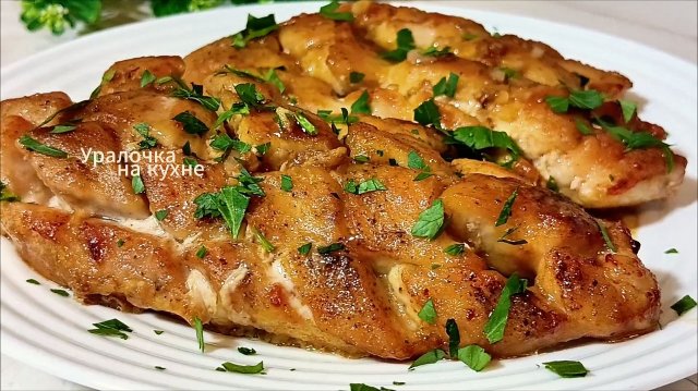 Мясо мягкое как МАСЛО!Куриная грудка в очень вкусном соусе на сковороде. Нежное куриное филе в кляре