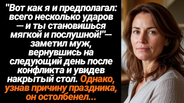 Жизненные Истории/Как я и говорил, всего пара ударов и ты сразу как шёлковая! — усмехнулся муж