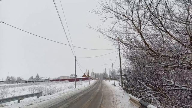 Утренняя прогулка. Наше село Елизарьево