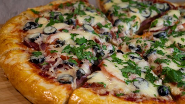 Пицца домашняя. Идеальное тесто для пиццы