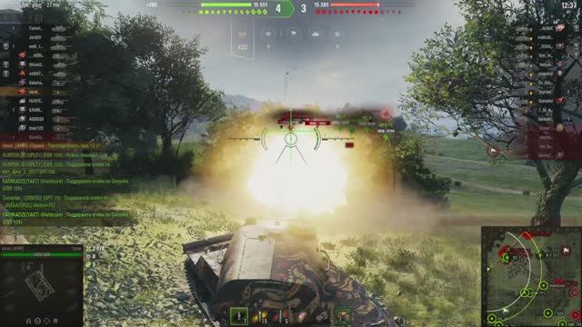 Новый танк Таран результативный бой Мир Танков