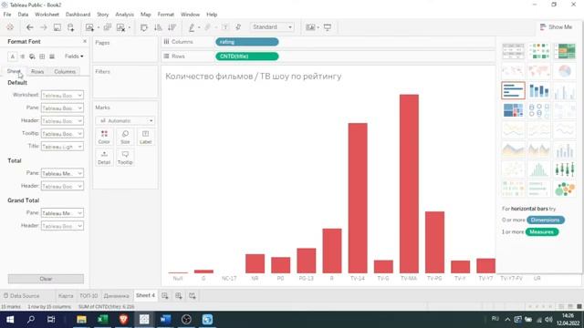 Визуальная аналитика. Основы работы с Tableau