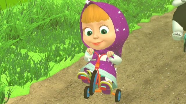 МАША И МЕДВЕДЬ. РАСКРАСКА С МАШЕЙ.