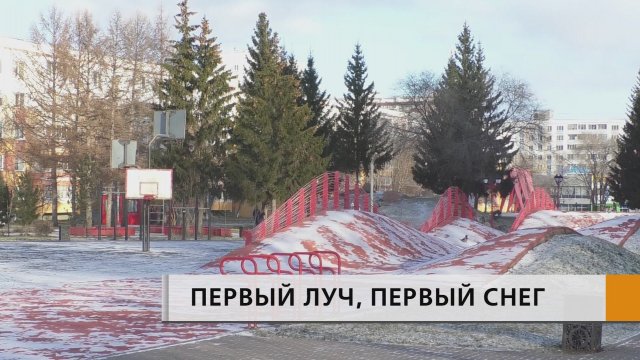 Выглянуло солнце, и захрустел снежок под ногами