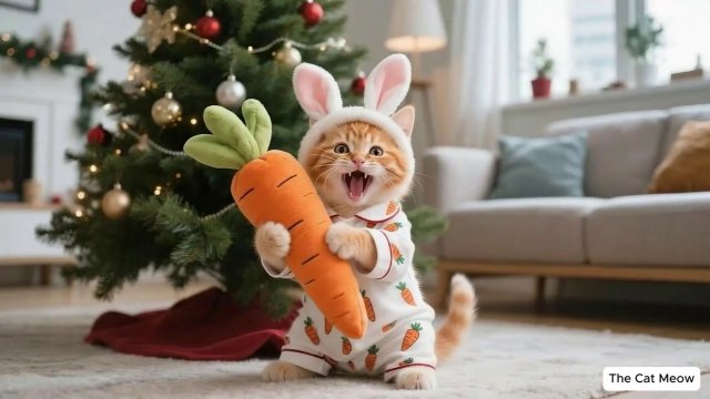 Котики готовятся к Новому Году