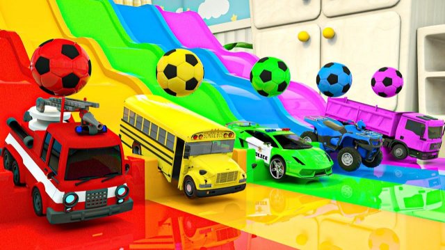 Веселый трактор! собирай фрукты и пой песни — детские стишки и песенки мультфильмы для малышей