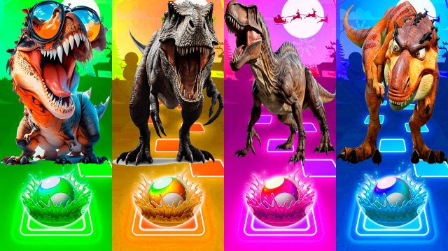 Coffin Dance Динозавры 254 уровень - Мультики про Динозавров | МУЛЬТФИЛЬМЫ ДИНОЗАВРЫ в Tiles Hop