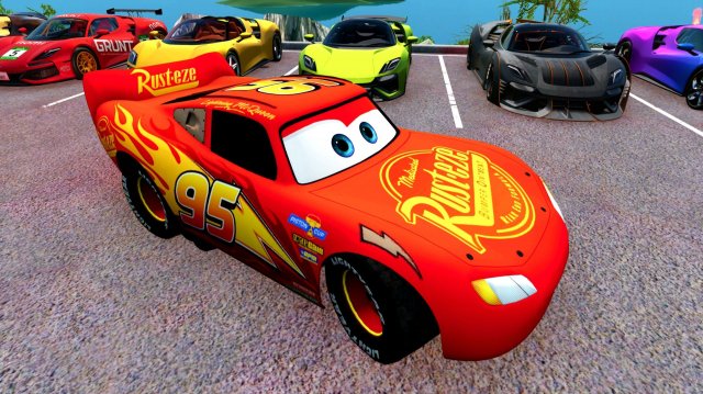 Мультики про машинки: падения машинок МАКВИН с рампы в обрыв — смотреть онлайн!