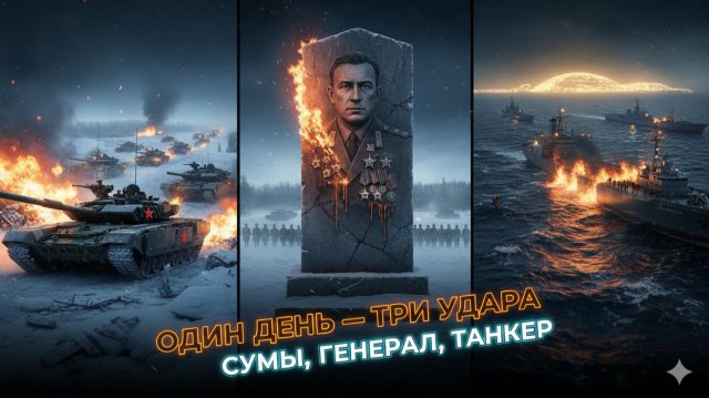 ⚡Меркурис | Война-новый уровень: наступление под Сумами, гибель генерала и скандал с танкером
