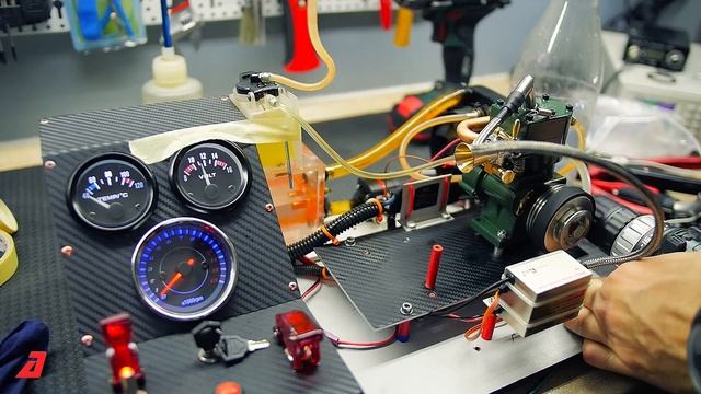 Мини ДВС из 1963г с Регулируемым Углом Зажигания