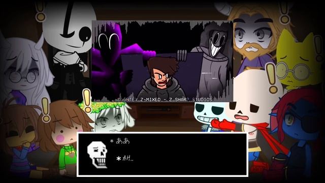Undertale & Earthbound React To ENCOUNTER Z-MIXED || Part4/5 {前編} {First part} (日本語&English)