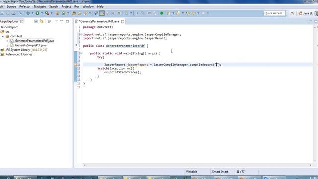 Jasper Report Part 2 - Dynamic Parameter Report