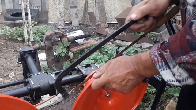 Косилка к мотоблоку 15 л.с. Брайт. Настраиваем после покупки.Часть.1.