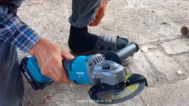 полный обзор ушм Макита на аккумуляторе