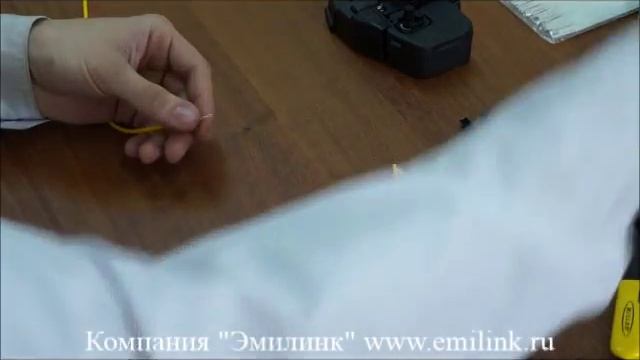 Установка фаст коннекторов / Fast connector на оптический шнур (Эмилинк Россия)