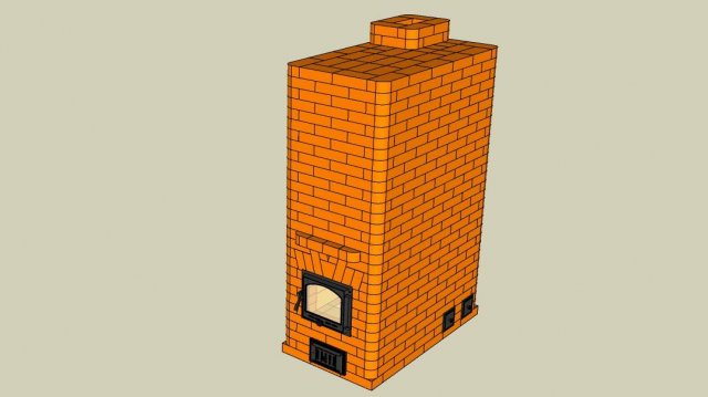 Отопительная печь 3 на 5.5 кирпича разбор порядовки