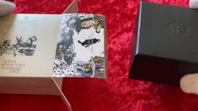 Alice adventures in wonderland silver coin ? @dima8888100