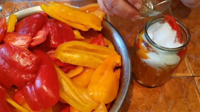 Болгарский перец на зиму.