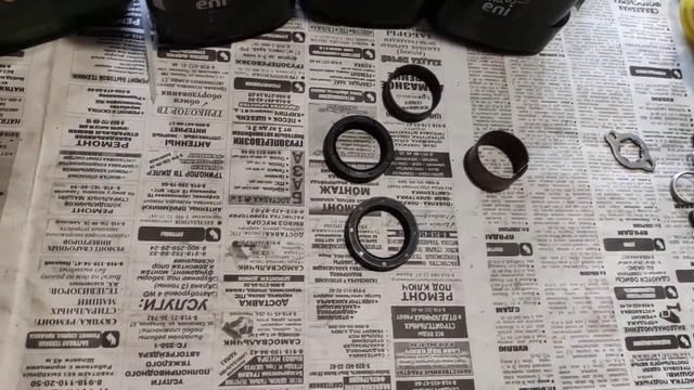 Бюджетный ремонт, обслуживание передний вилки, пера на эндуро мотоцикле Motoland irbis kayo 250