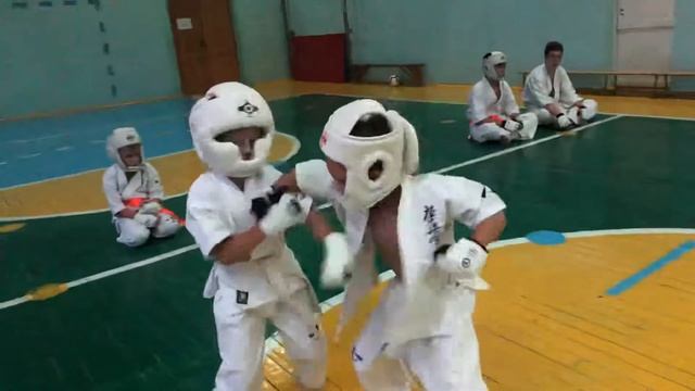 Бой. Дети 6-7 лет. Каратэ киокушинкай