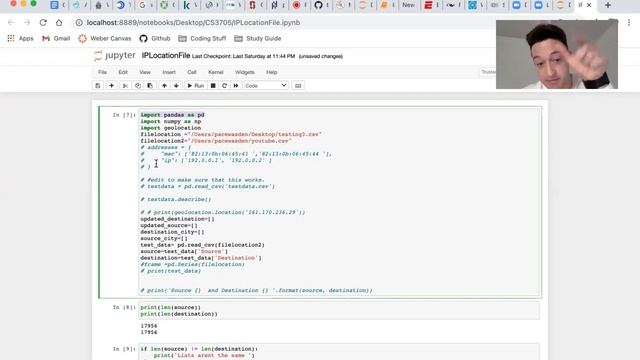 Geolocation to IP Address