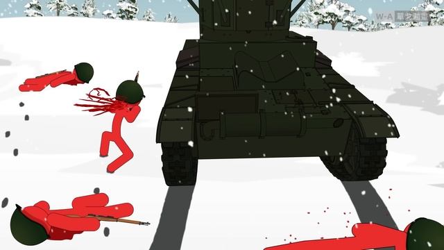 【W-A】WW2 The Winter War & The White Death Stickman Animation