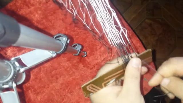Вязание сети корейский узел