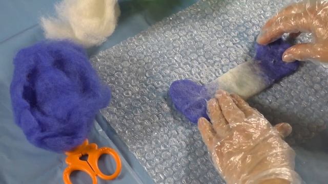 Мастер-класс «Сувенирные валенки в технике мокрого валяния»