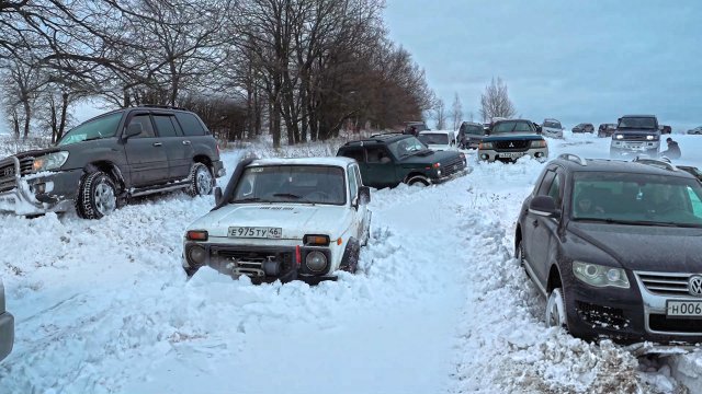 НЕ ПОВТОРЯТЬ! испытание в СНЕГУ! TOYOTA, SUZUKI, VOLKSWAGEN, MITSUBISHI, УАЗЫ, НИВЫ, HOVER