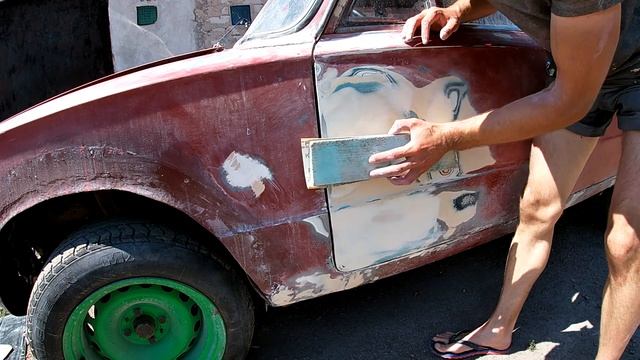 Перетираем шпаклевку на авто - перед нанесением грунтовки. Как правильно и чем перетирать шпаклевку