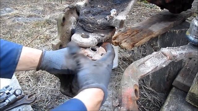 1 частина ремонту моста Т - 40 АМ.