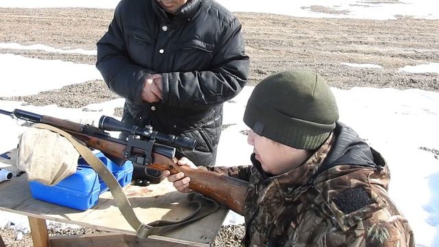 СКС 366ТКМ ланкастер / пристрелка оптического прицела